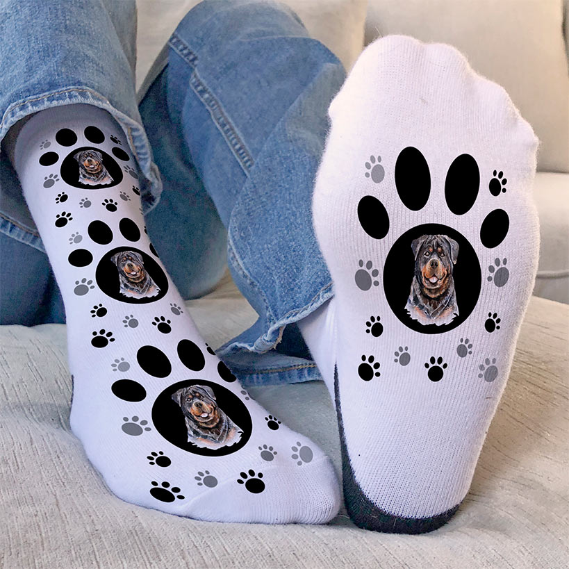 Personalized Dog Breed Crew Socks