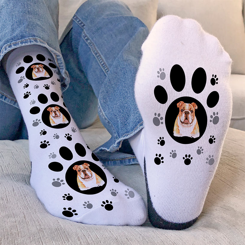 Personalized Dog Breed Crew Socks