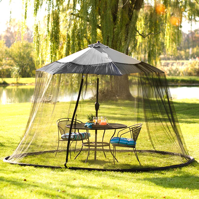 Outdoor Table Umbrella Screens 9 Ft