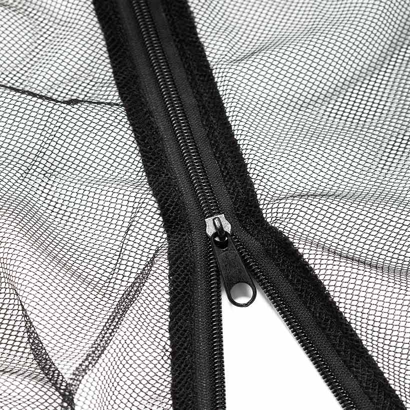 Patio Umbrella Bug Screen W/Zipper Opening And Polyester Netting