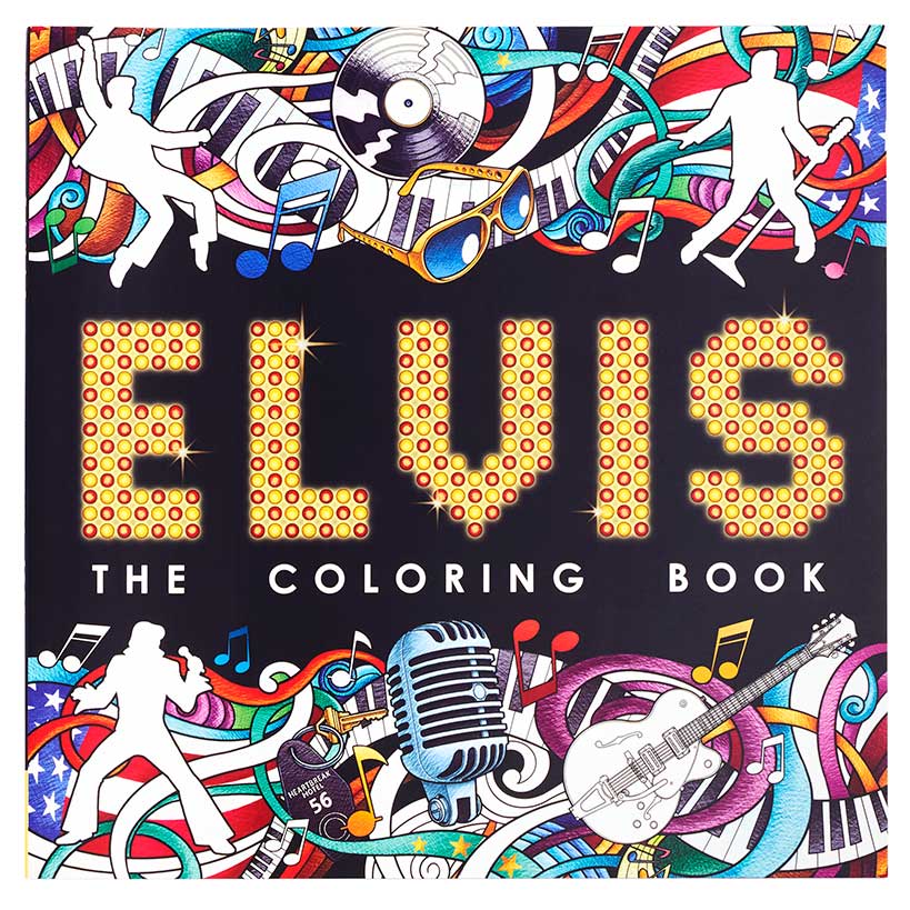 The Beatles or Elvis Adult Coloring Book Relaxation Stress Relief