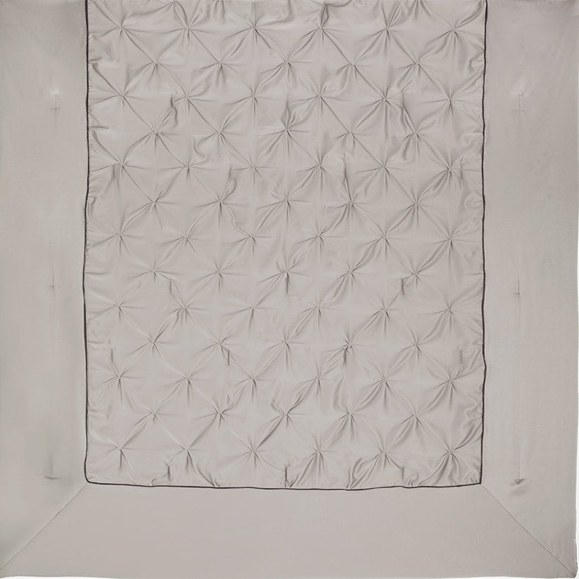 Ashlyn Ruched Full/Queen Comforter Ensemble#select-color_gray