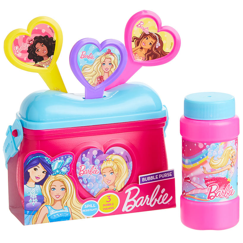 Barbie™ Bubble Purse - Summer Fun Set with 3 Wands and Bubble Solution