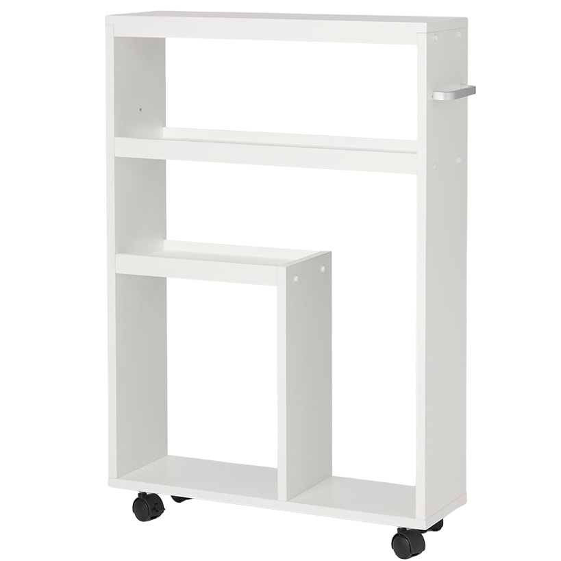 Multifunctional Mobile Bathroom Cart 19”W x 5.5”D x 26.75”H