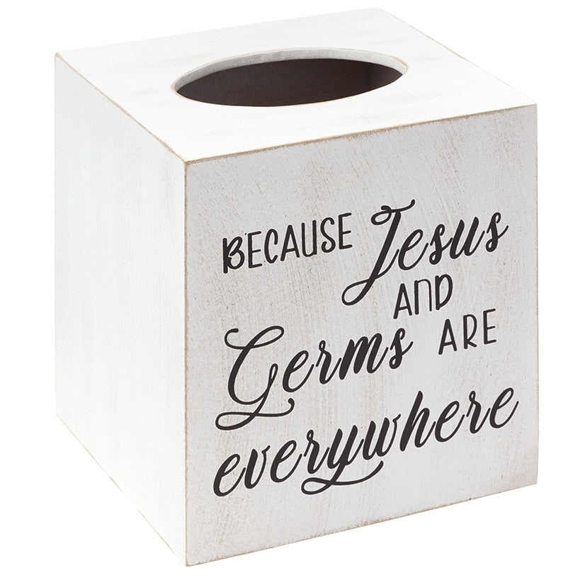 Country Bathroom Accents Tissue Box Cover or Wall Sign