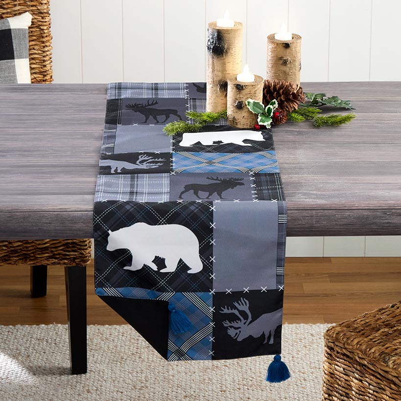 Lodge Table Runner or Set of 4 Placemats