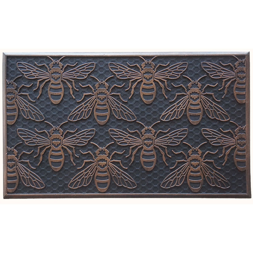 Bees Rubber Doormat