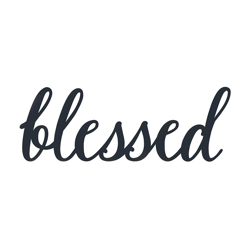 Blessed Wood Décor Plaque