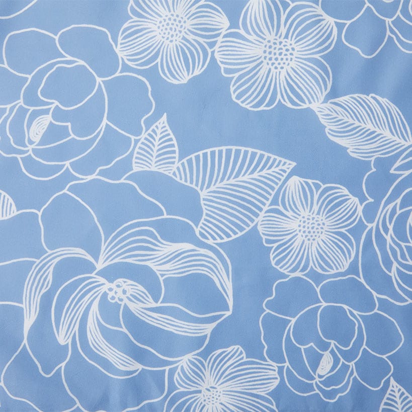 Blue Floral Bath Collection