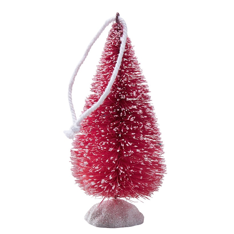 Sets of 2 Bottlebrush Tree Ornaments