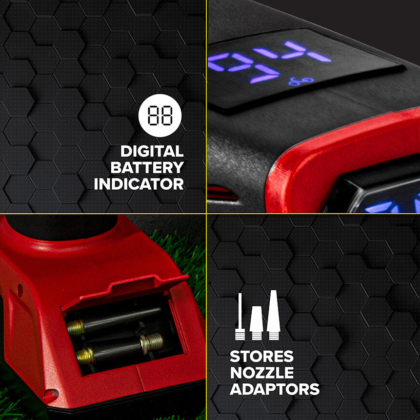Bullseye™ Pro Rechargeable Tire Inflator - Fast, Portable, and Efficient