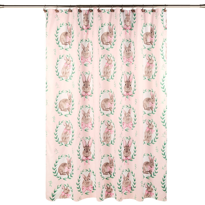 Bunnies and Bows Shower Curtain