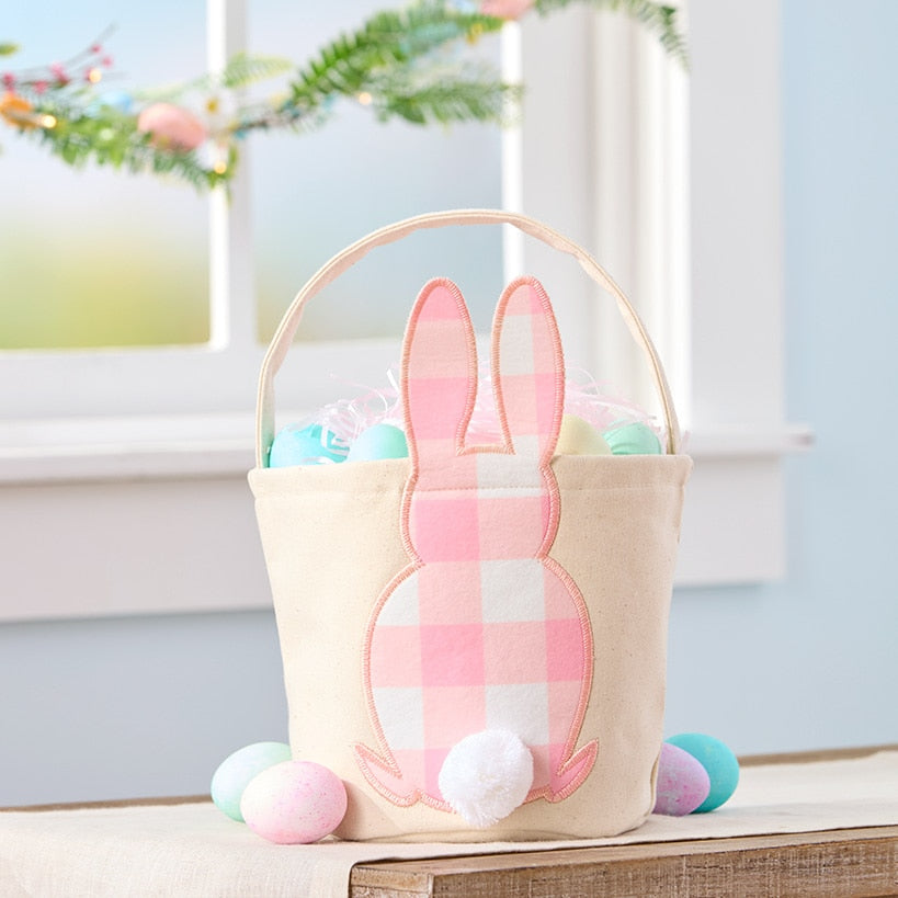 Easter Basket Bucket Bunny Fabric