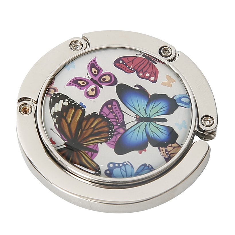 Foldable Purse Hook Butterfly Hangbag Hanger Holder