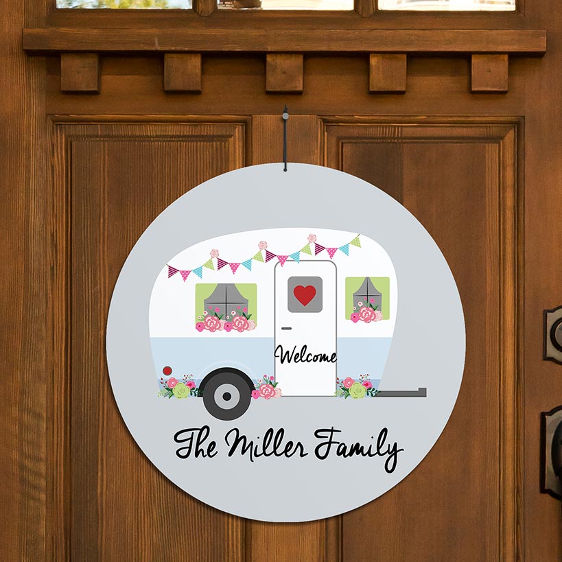 Personalized Camping Wall Hangers