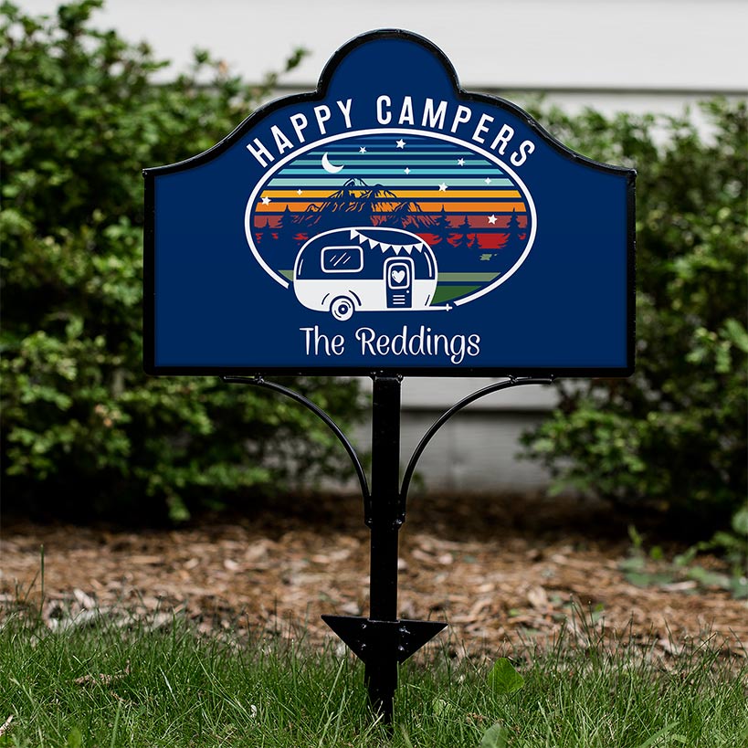 Personalized Camping Magnet Yard Sign