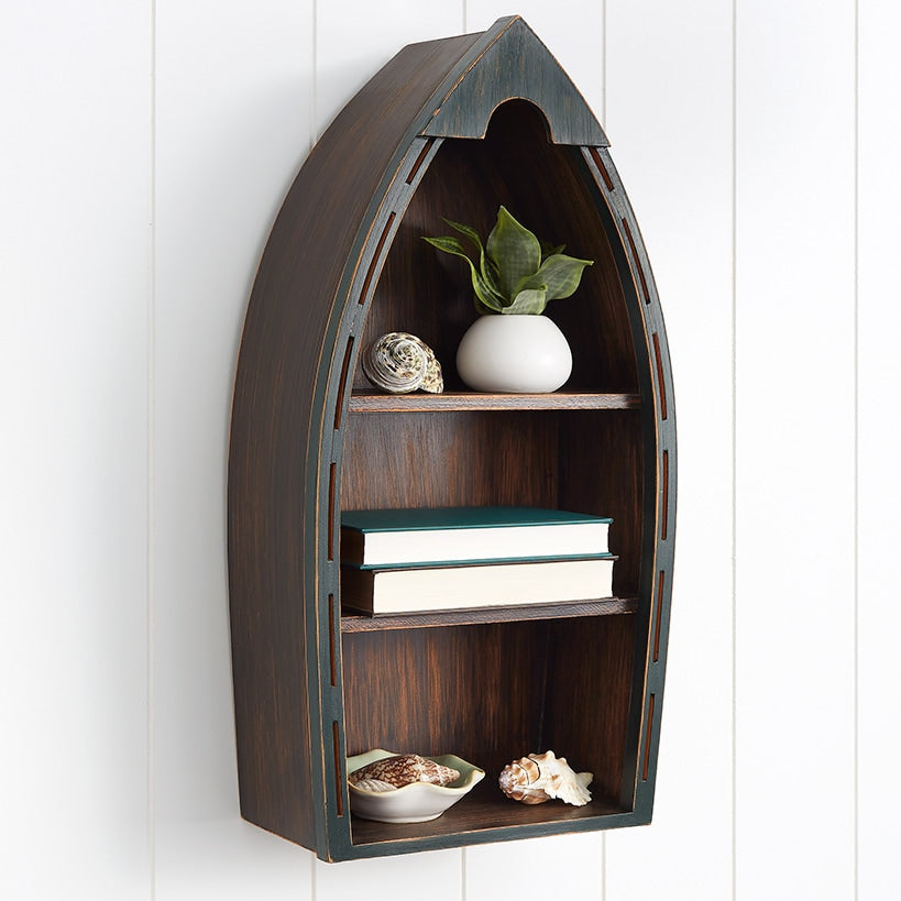 Canoe Wall Decor - Nautical Art for Home or Office#select-color_natural/green