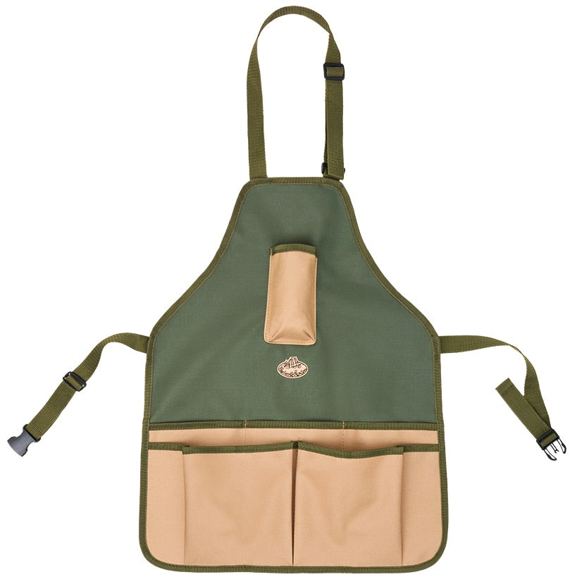 Canvas Garden Apron With Tool Storage