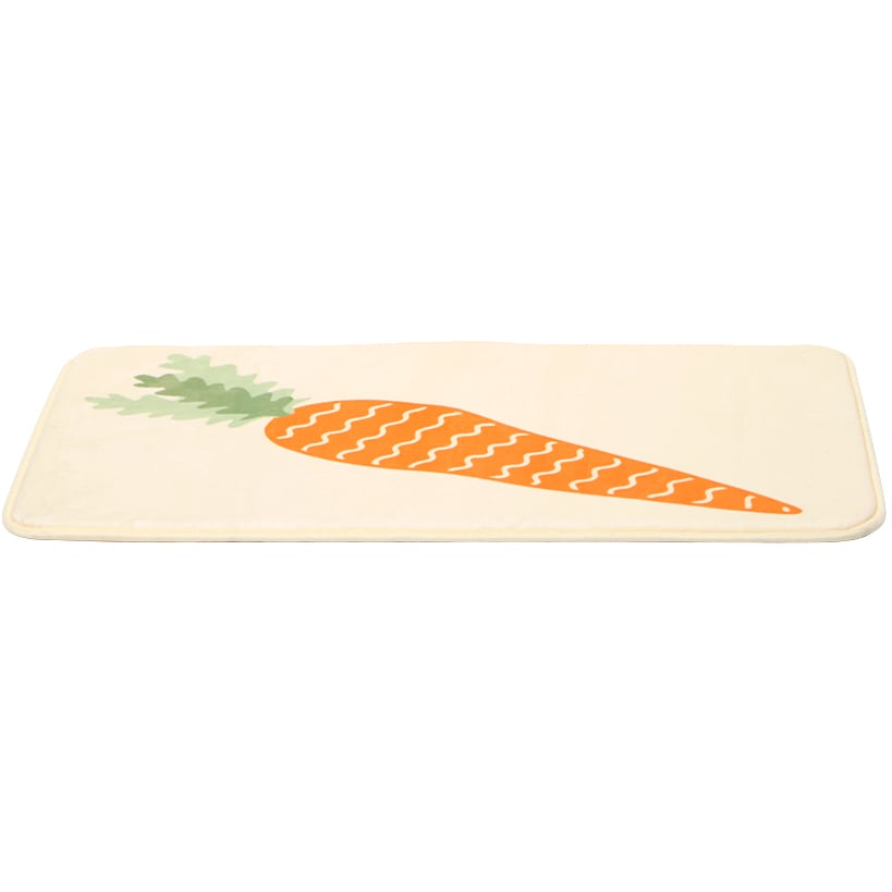Spring Carrots Shower Curtain, Bath Rug, Hand Towels, Valance, or Hooks#select-item_rug