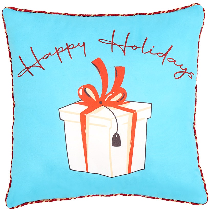 Happy Holidays Decorative Pillow