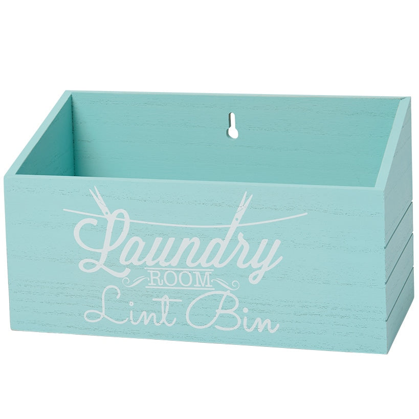 Country Blue Laundry Room - Magnets, Lint Bin, Sheet Bin, Sign, Bag