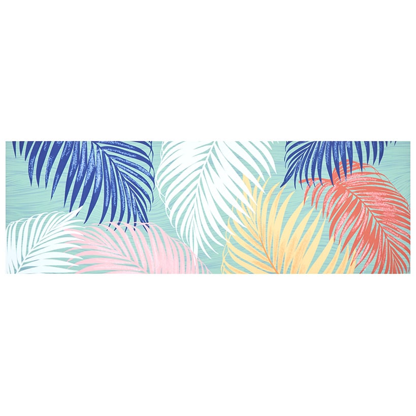 Coastal Print Indoor/Outdoor Area Rug, Accent Rug or Runner Rug