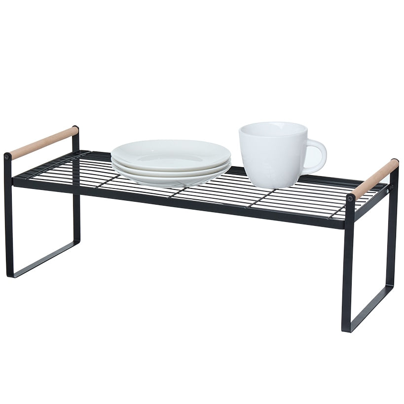 Collapsible Space-Saving Kitchen Shelf