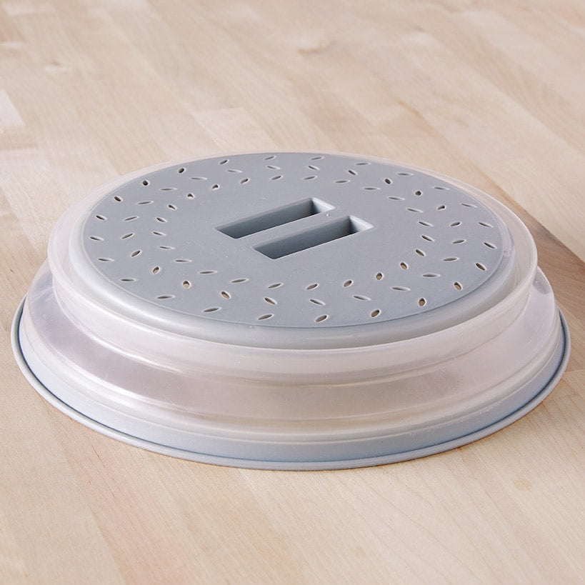 Collapsible Microwave Splatter Guard and Colander