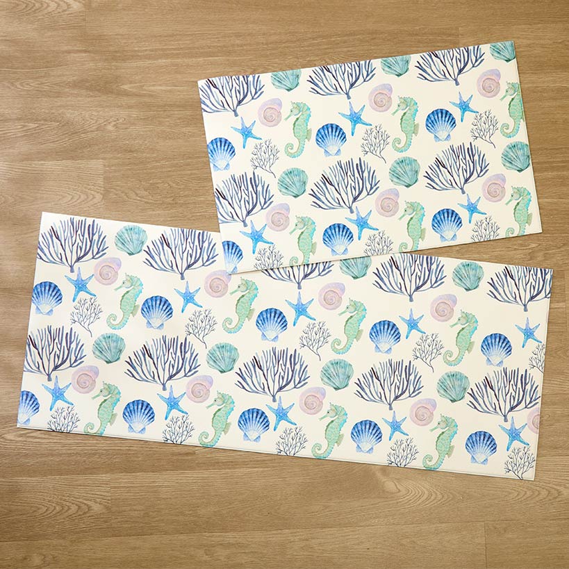 Coral Sea Kitchen Comfort Accent Rug