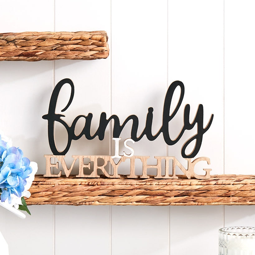 Country Sentiment Word Block Sign