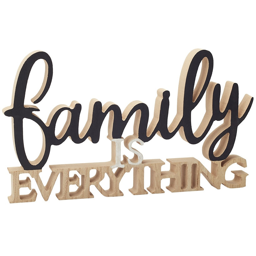 Country Sentiment Word Block Sign