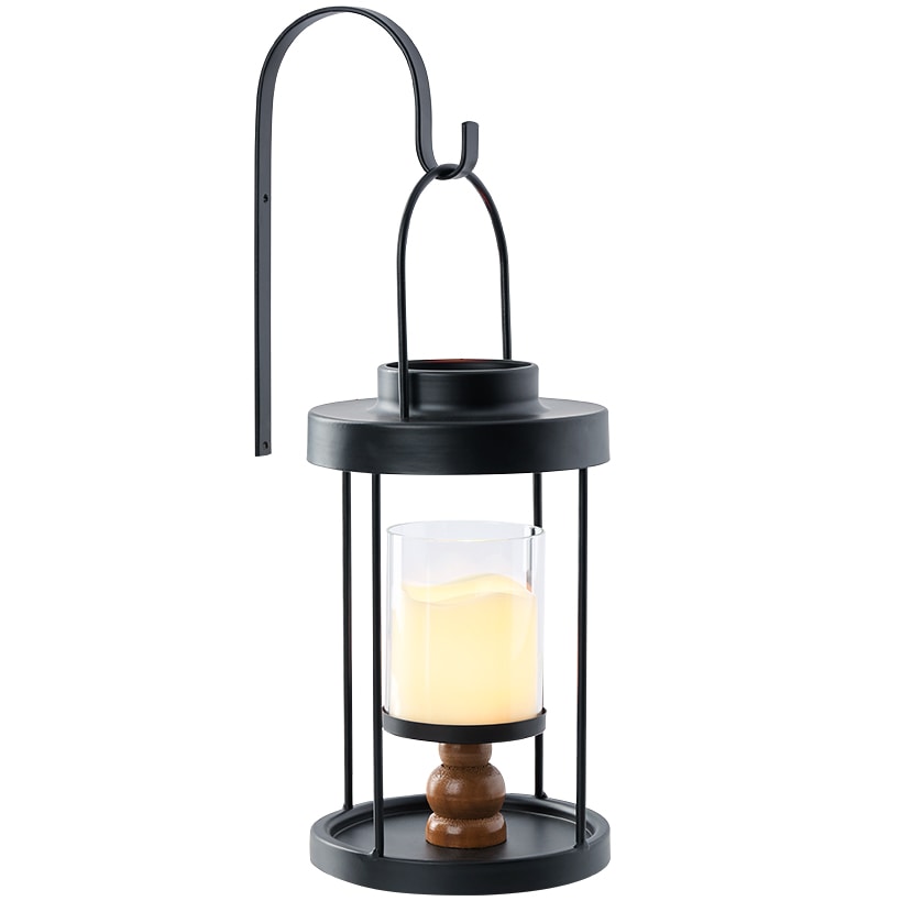 Country Sconce Lantern With LED Candle