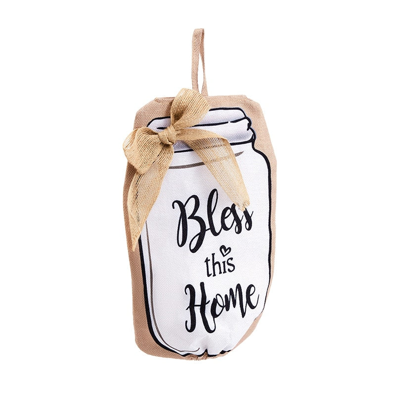 Decorative Grocery Plastic Bag Holder and Organizer - For Kitchen