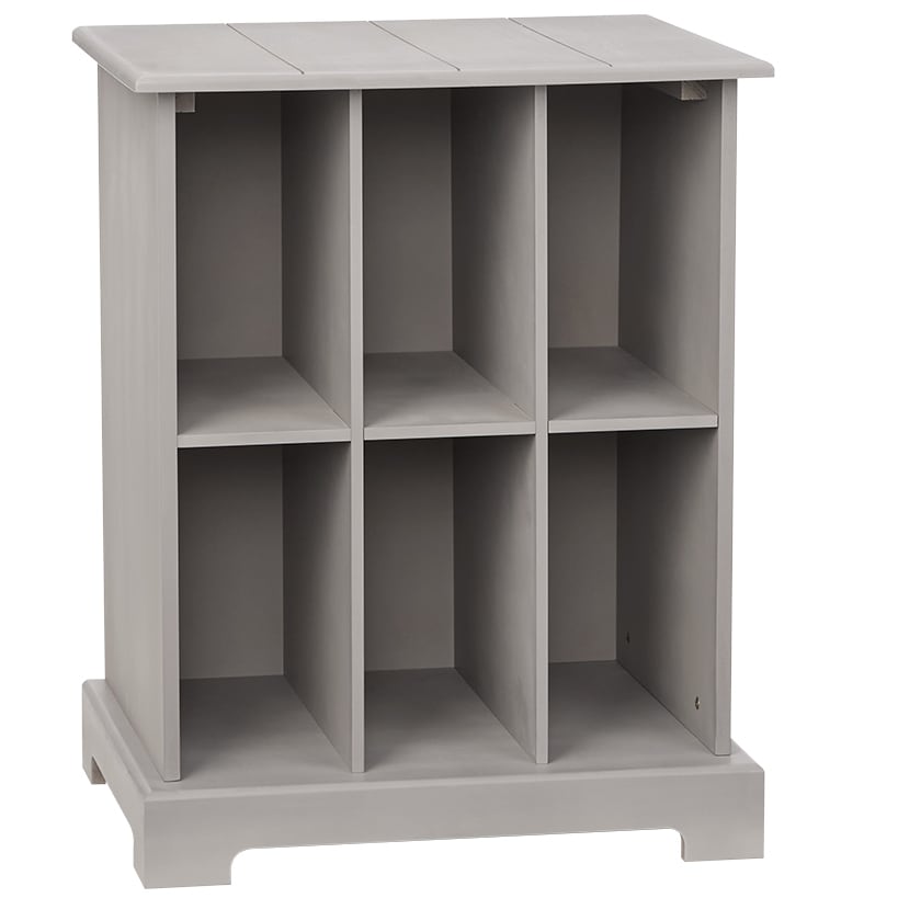 Square Country Style Accent Table with Storage 19"W x 15"D x 24"H