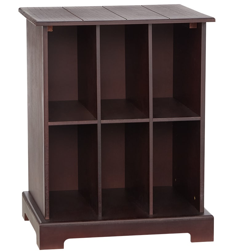 Square Country Style Accent Table with Storage 19"W x 15"D x 24"H