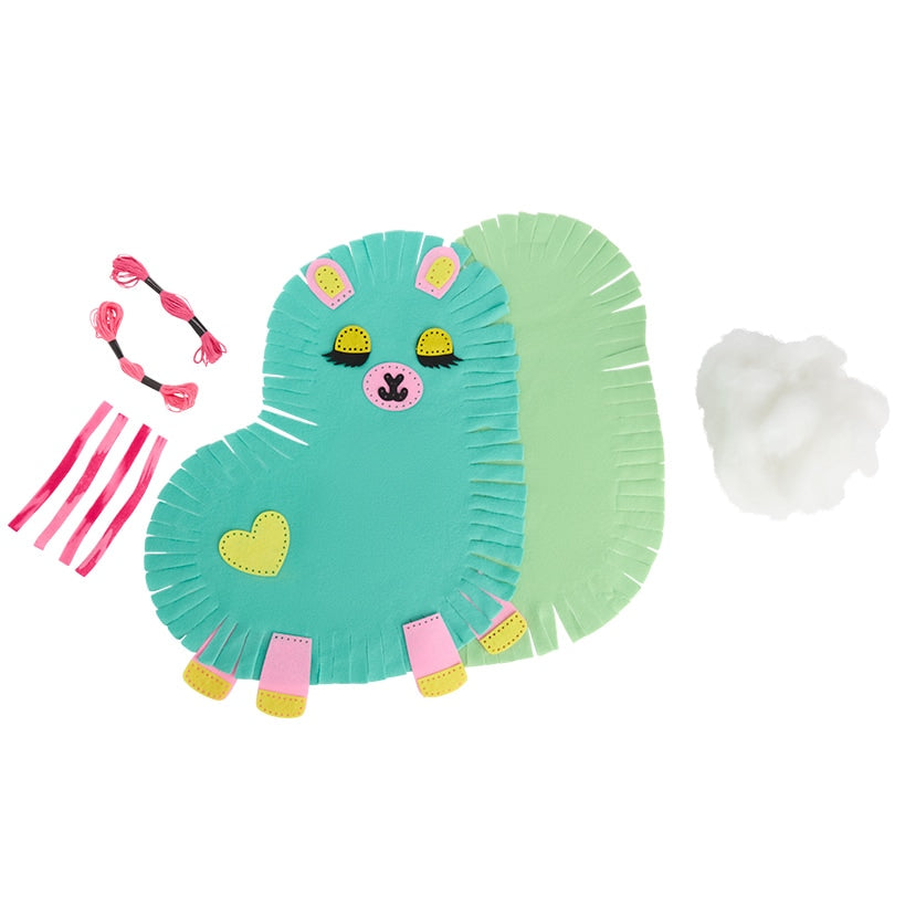 Dachshund or Llama Knit and Stitch DIY Assemble Cushion