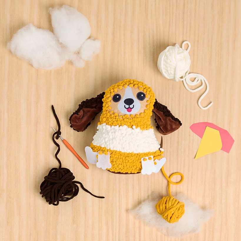 Dachshund or Llama Knit and Stitch DIY Assemble Cushion