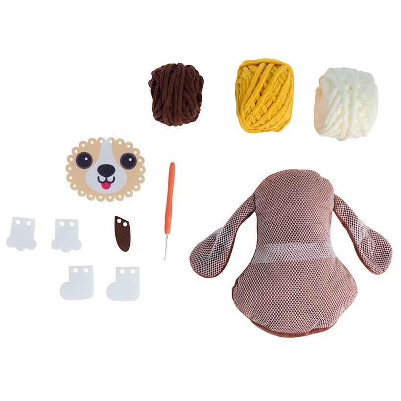 Dachshund or Llama Knit and Stitch DIY Assemble Cushion
