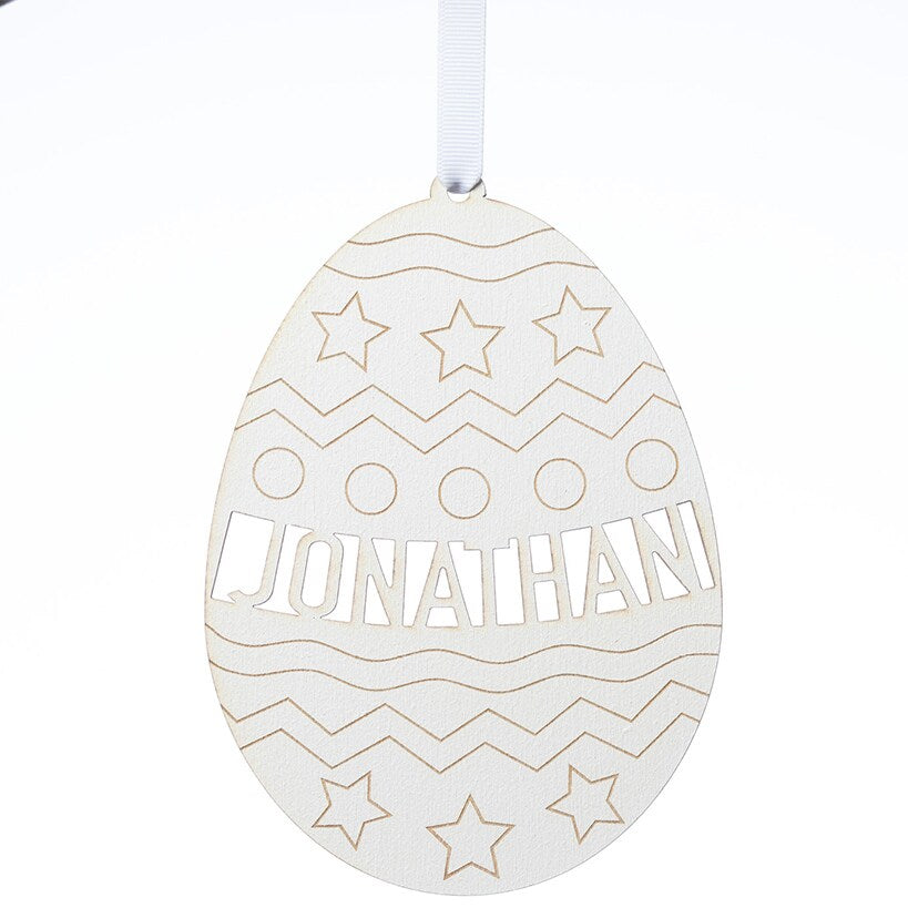 Personalized Easter DIY Wood Egg