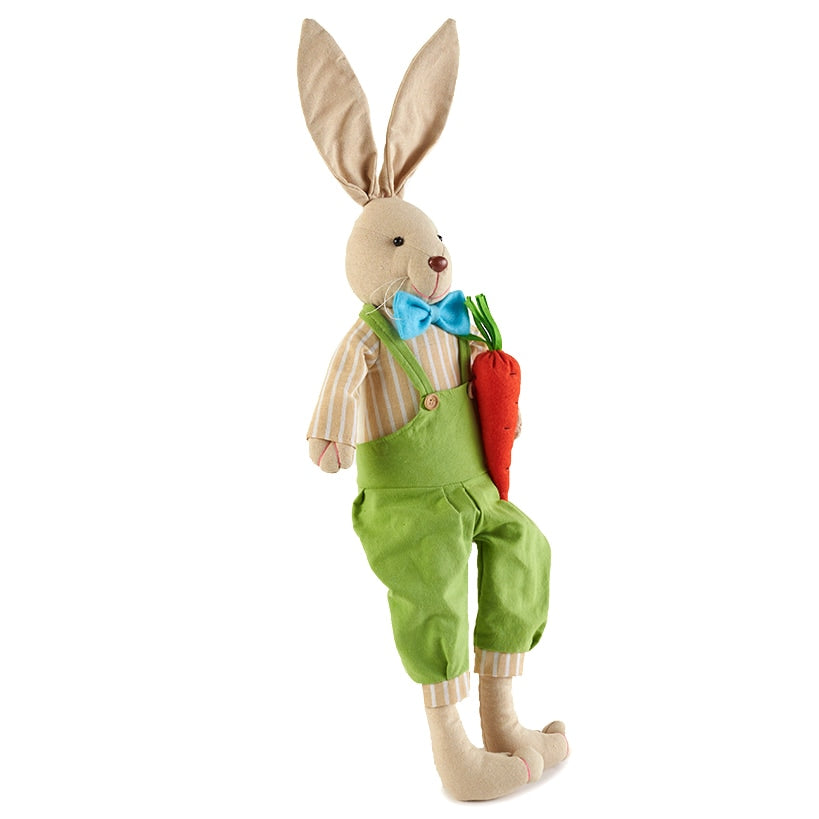 Easter Country Bunnies, Decorative Carrot Garland, or Carrot Wreath
