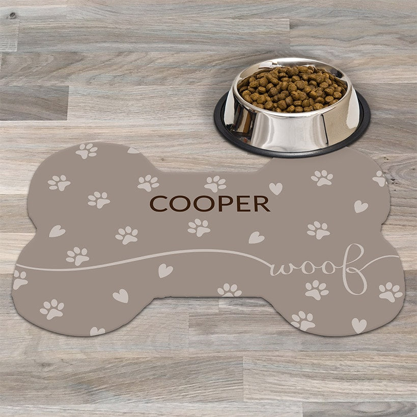Personalized Dog Bone Rug