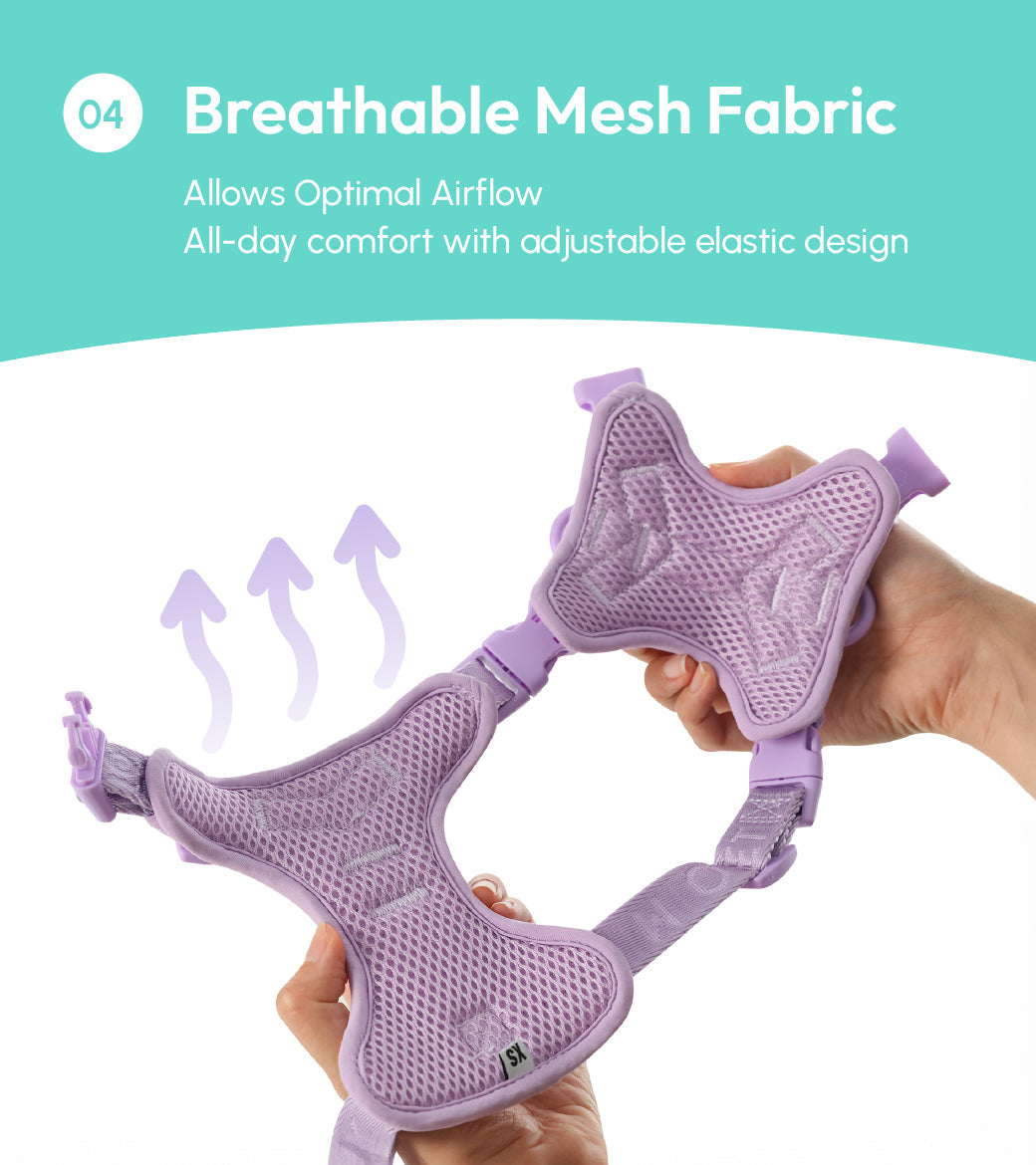 NO PULL ACTIVE PET HARNESS - MINT GREEN