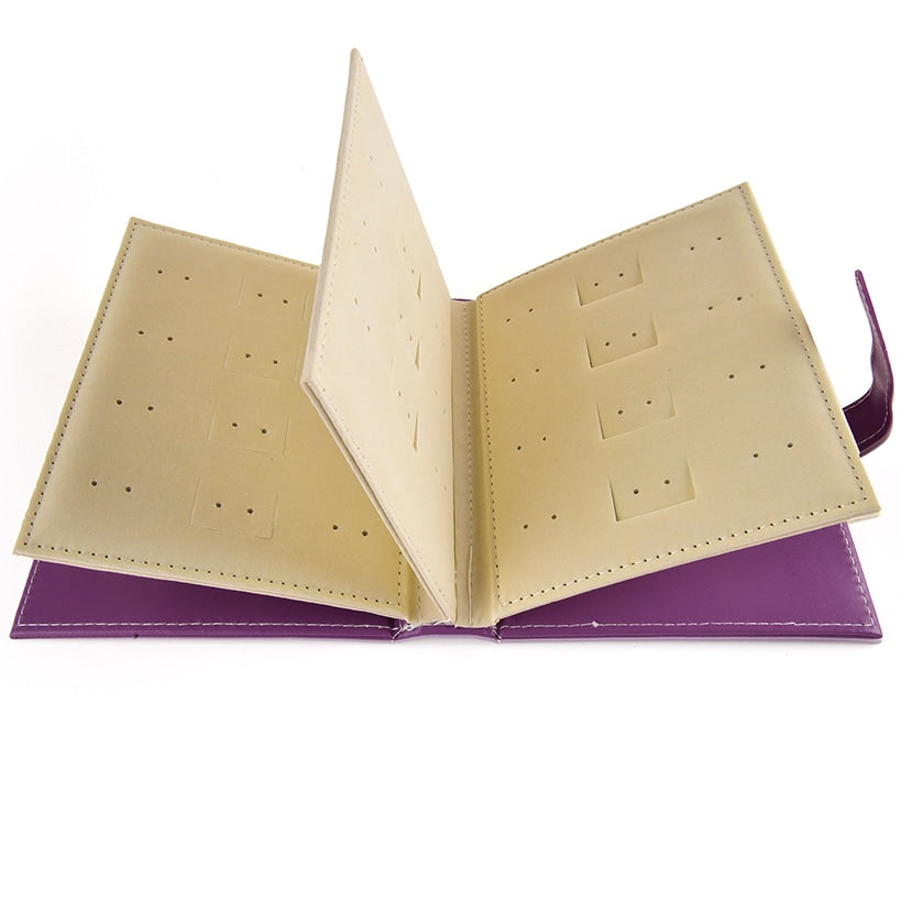 Earring Organizer Book Portable Earring Holder 36 Pairs