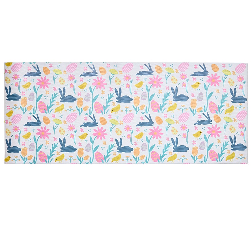 Easter Bunnies Kitchen Comfort Accent Rug or Runner Rug