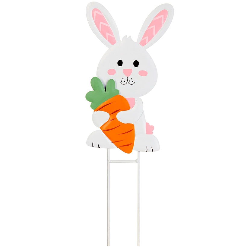Easter Bunny Garden Stake - Festive Spring Décor