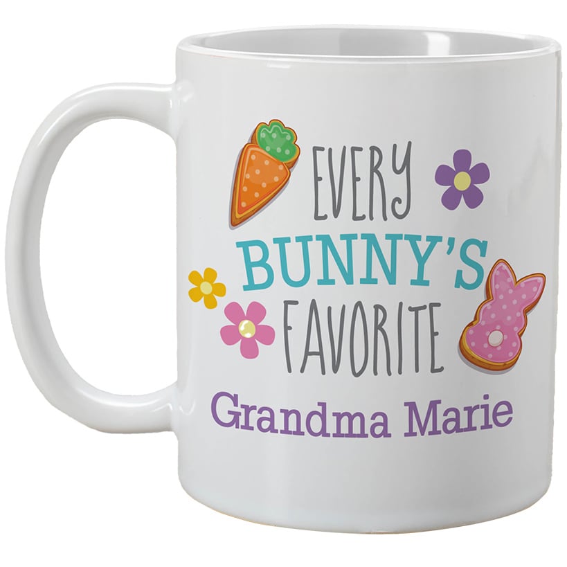 Personalized Easter Every Bunny Favorite Coffee Mug
