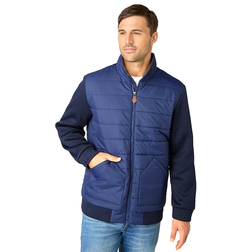 Men's Sweater Fleece Puffer Jacket