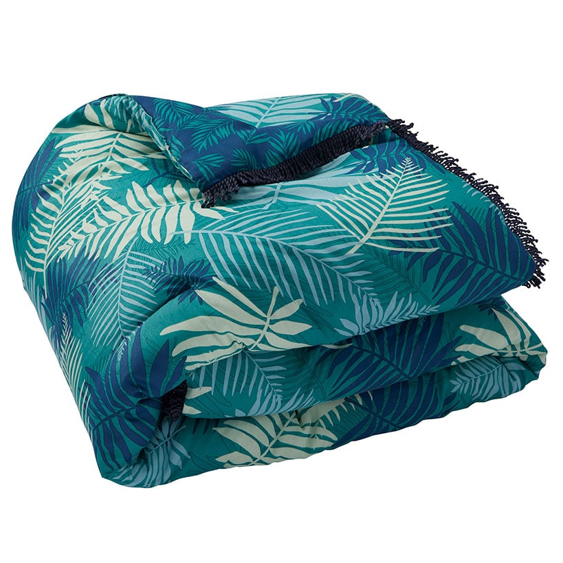 Summer Palm Reversible Comforter Set or Decorative Pillow
