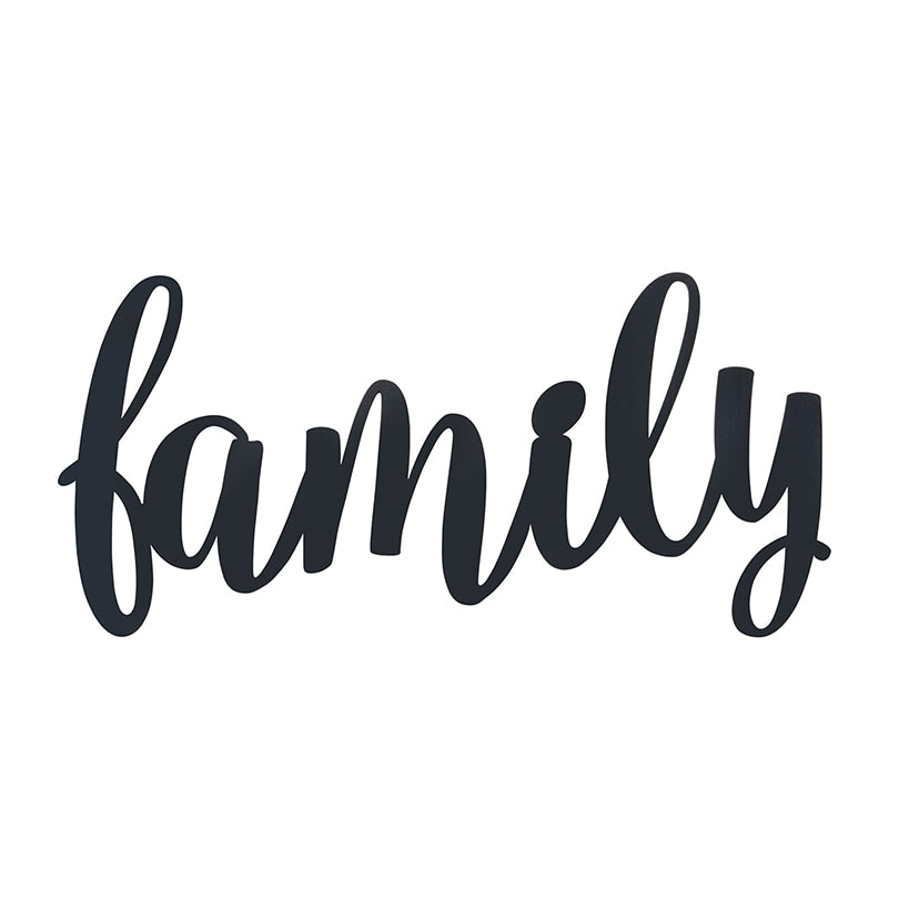 Family Wood Décor Plaque
