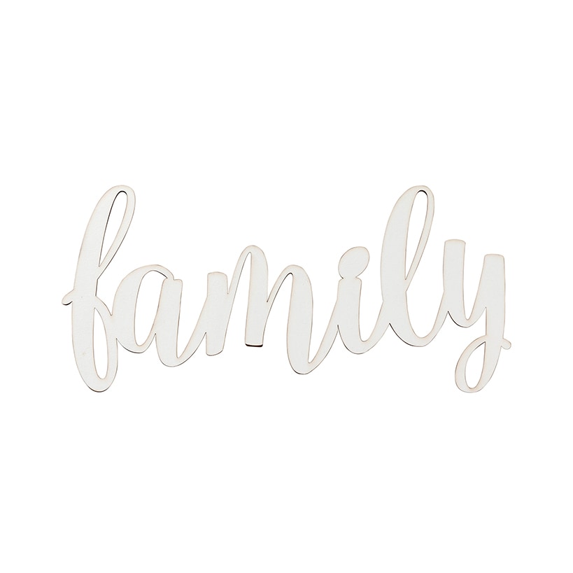 Family Wood Décor Plaque